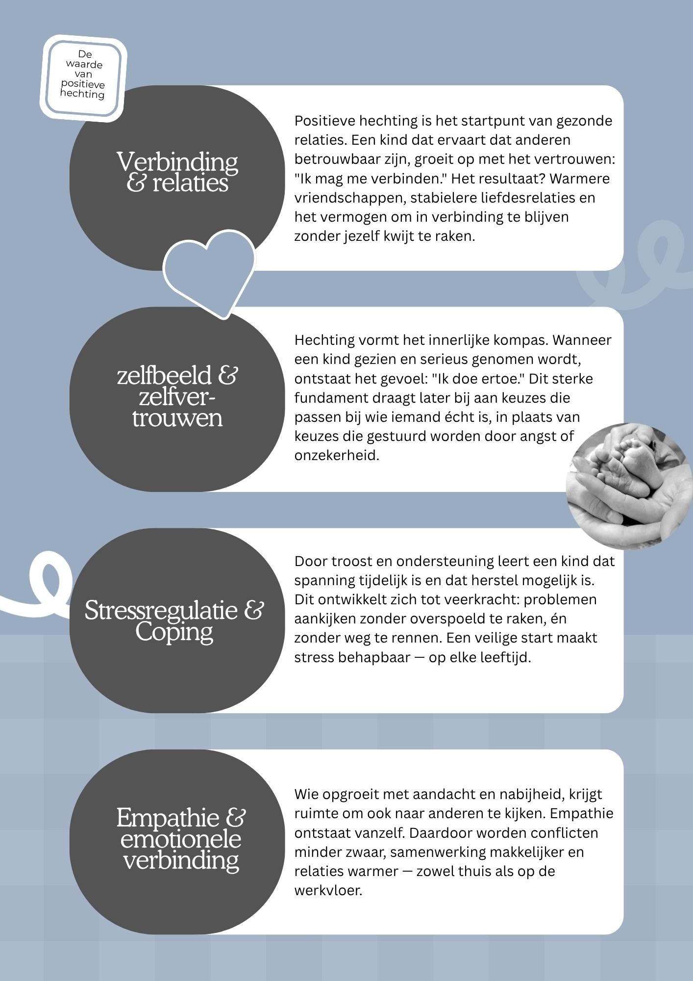 Onepager effecten positieve hechting